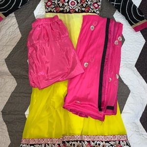 Indian Anarkali- 3 Piece